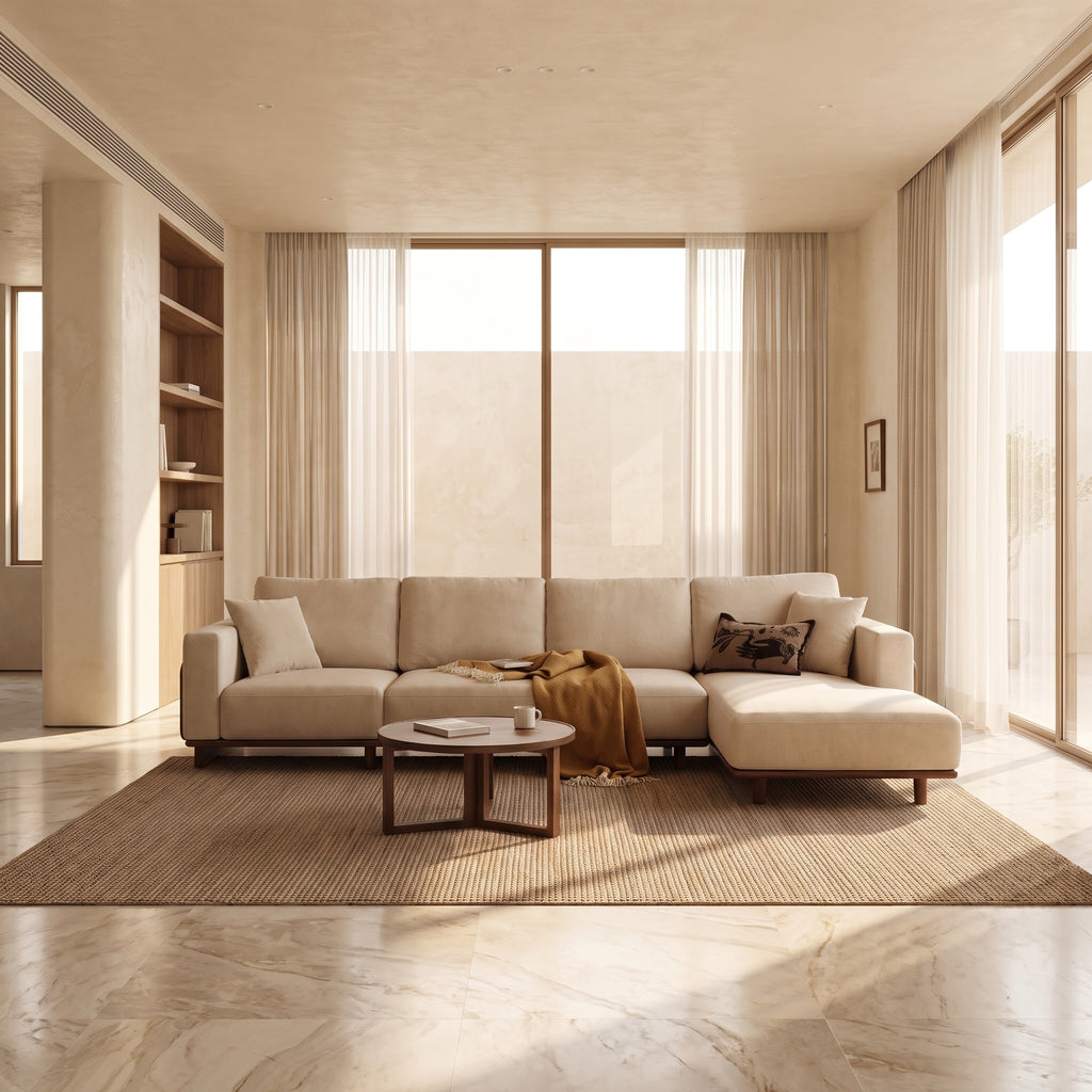 Bay Furniture L-Shape Sectional Sofa with Chaise