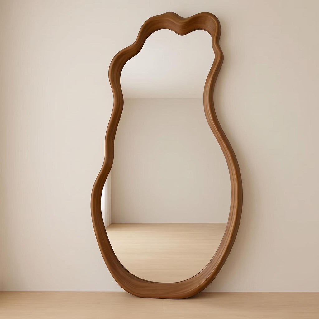 Bay Furniture Wavy Organic Full-Length Floor Mirror