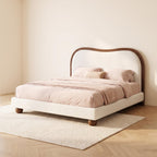 Bay Furniture Wave Frame Boucle Bed – Frame Only