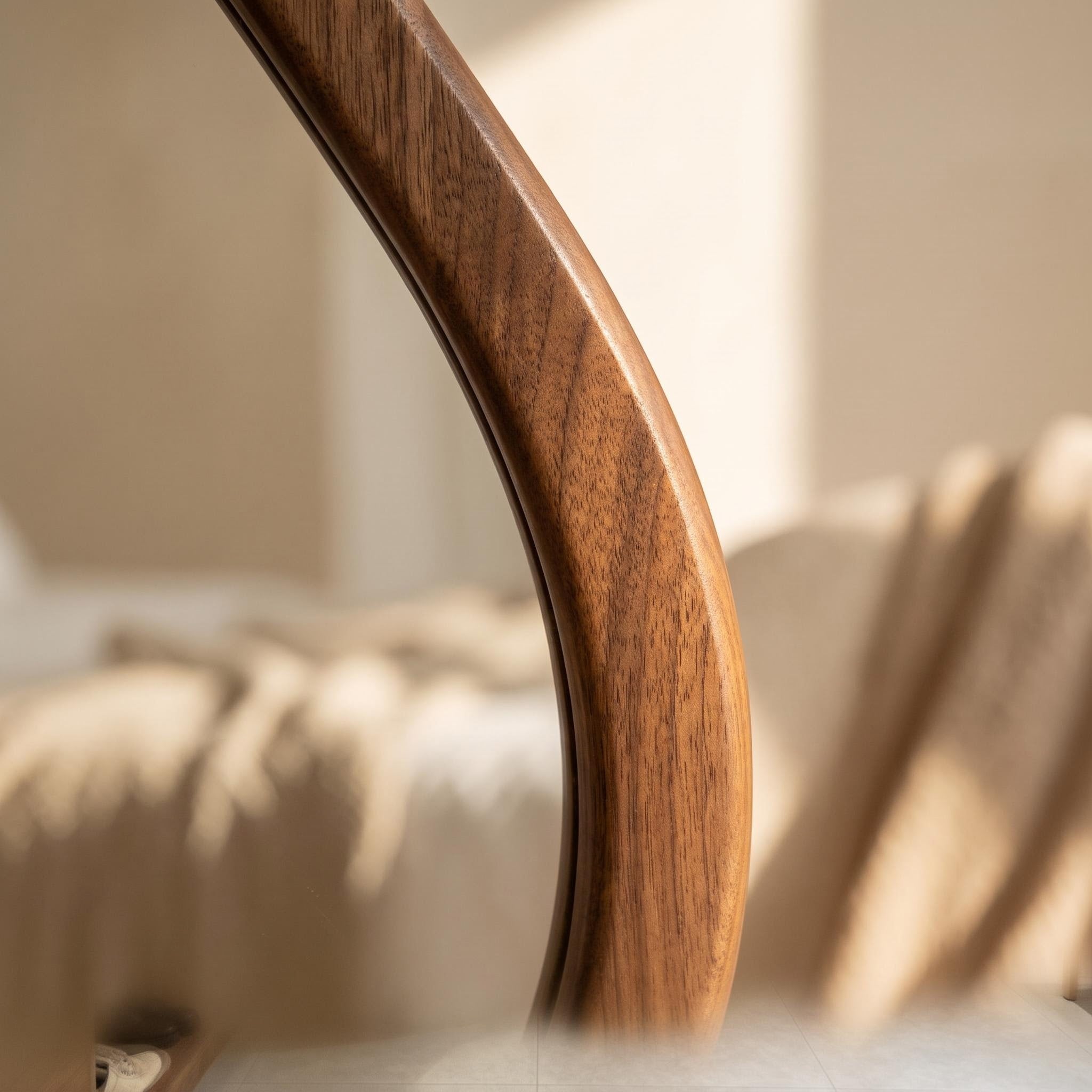 Bay Furniture Asymmetric Organic Floor Mirror