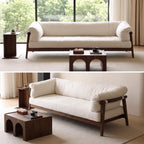 Bay Furniture Open-Frame Wood Sofa – Single, Double & Three Seater