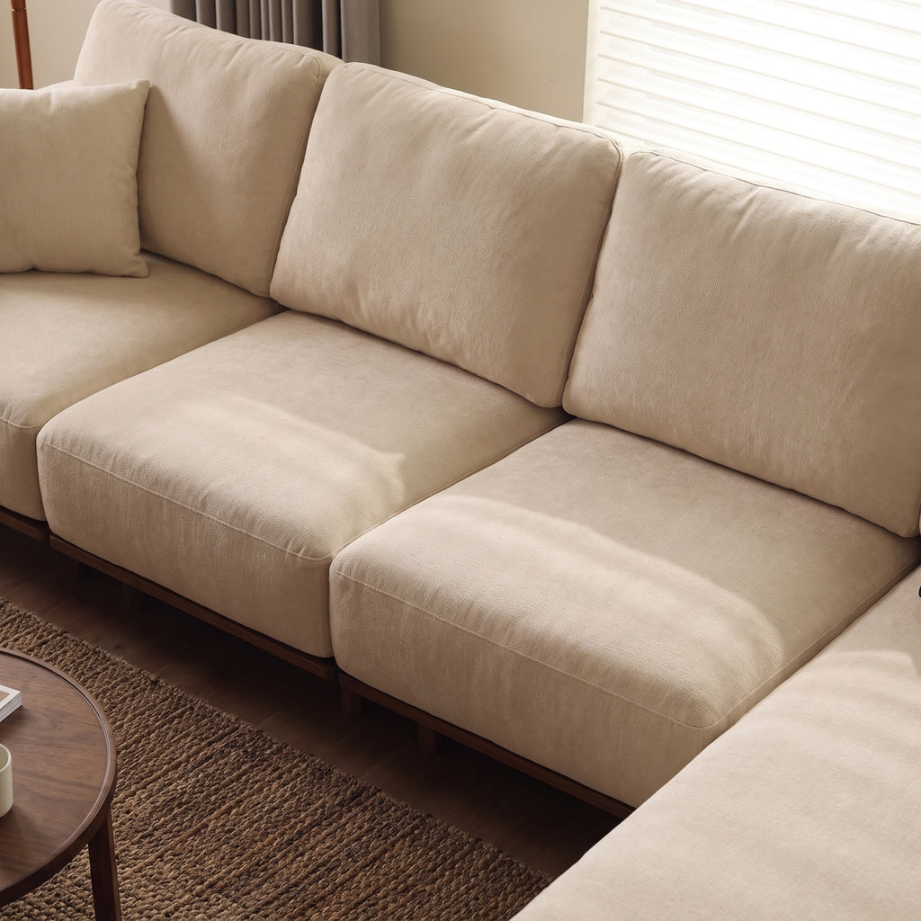 Bay Furniture L-Shape Sectional Sofa with Chaise