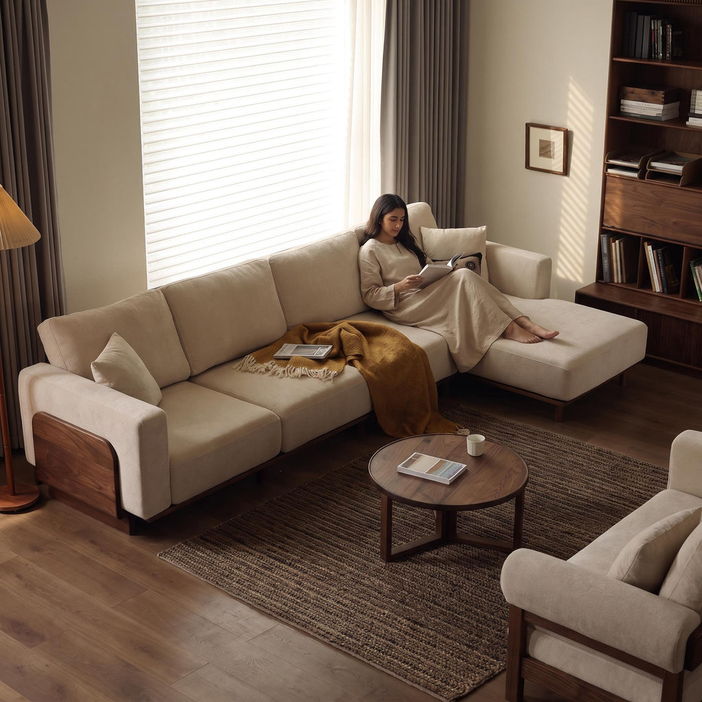 Bay Furniture L-Shape Sectional Sofa with Chaise