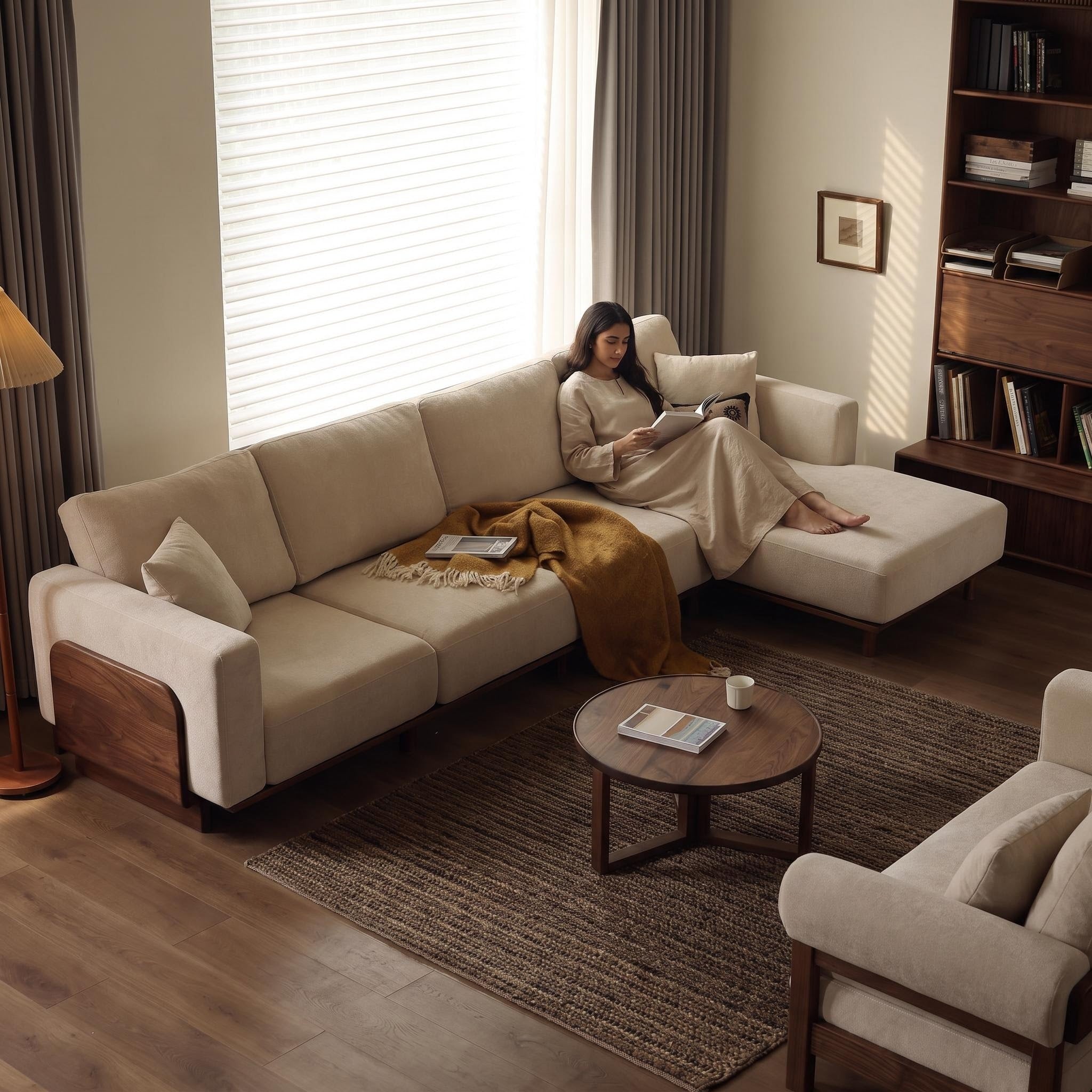 Bay Furniture L-Shape Sectional Sofa with Chaise