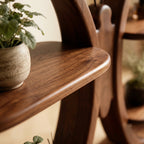 Bay Furniture Butterfly Display Shelf in Walnut