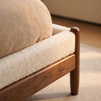 Bay Furniture Ladder Rail Boucle Bed – Frame Only