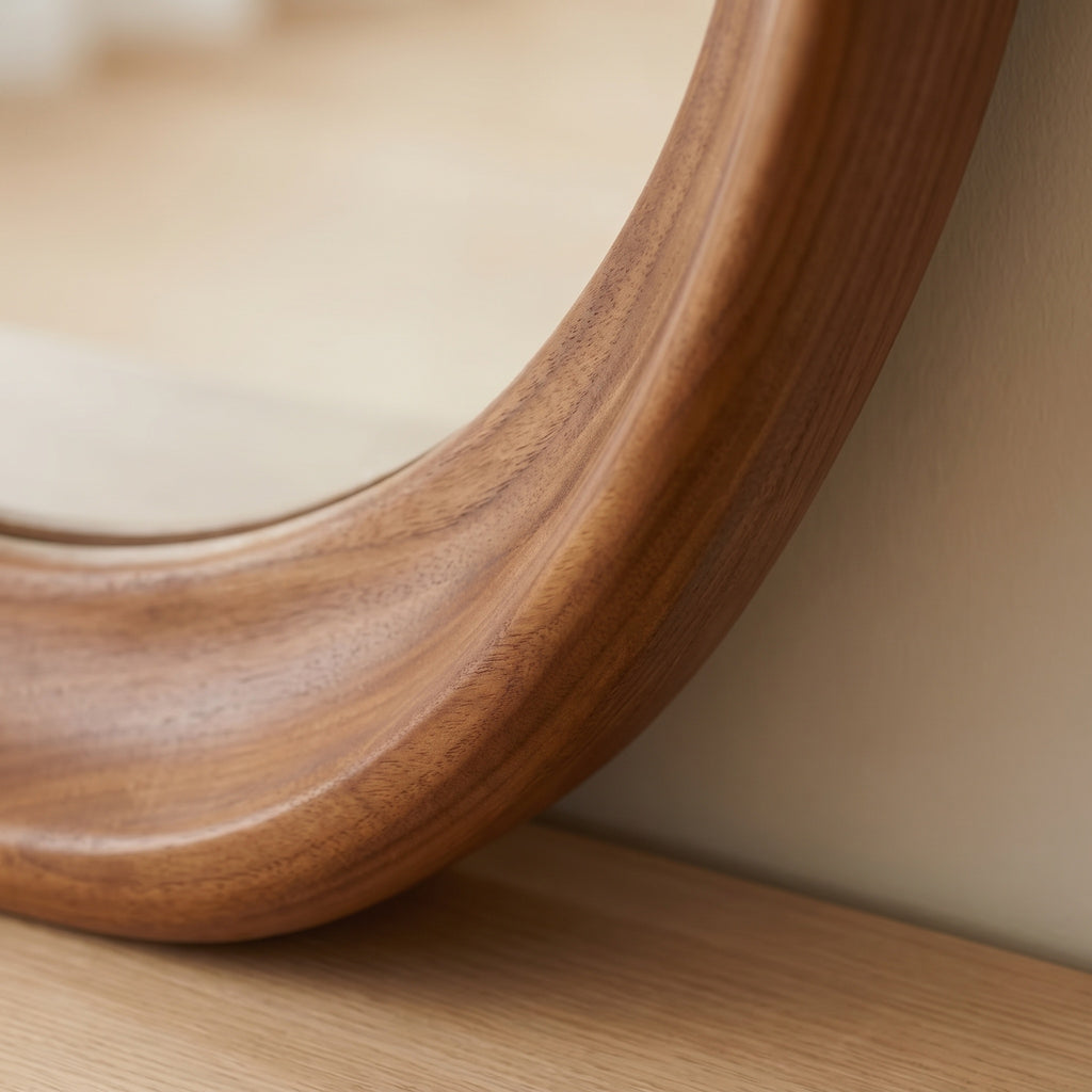 Bay Furniture Wavy Organic Full-Length Floor Mirror