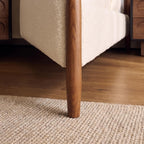 Bay Furniture Tall Post Boucle Bed – Frame Only