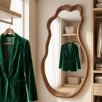 Bay Furniture Wavy Organic Full-Length Floor Mirror