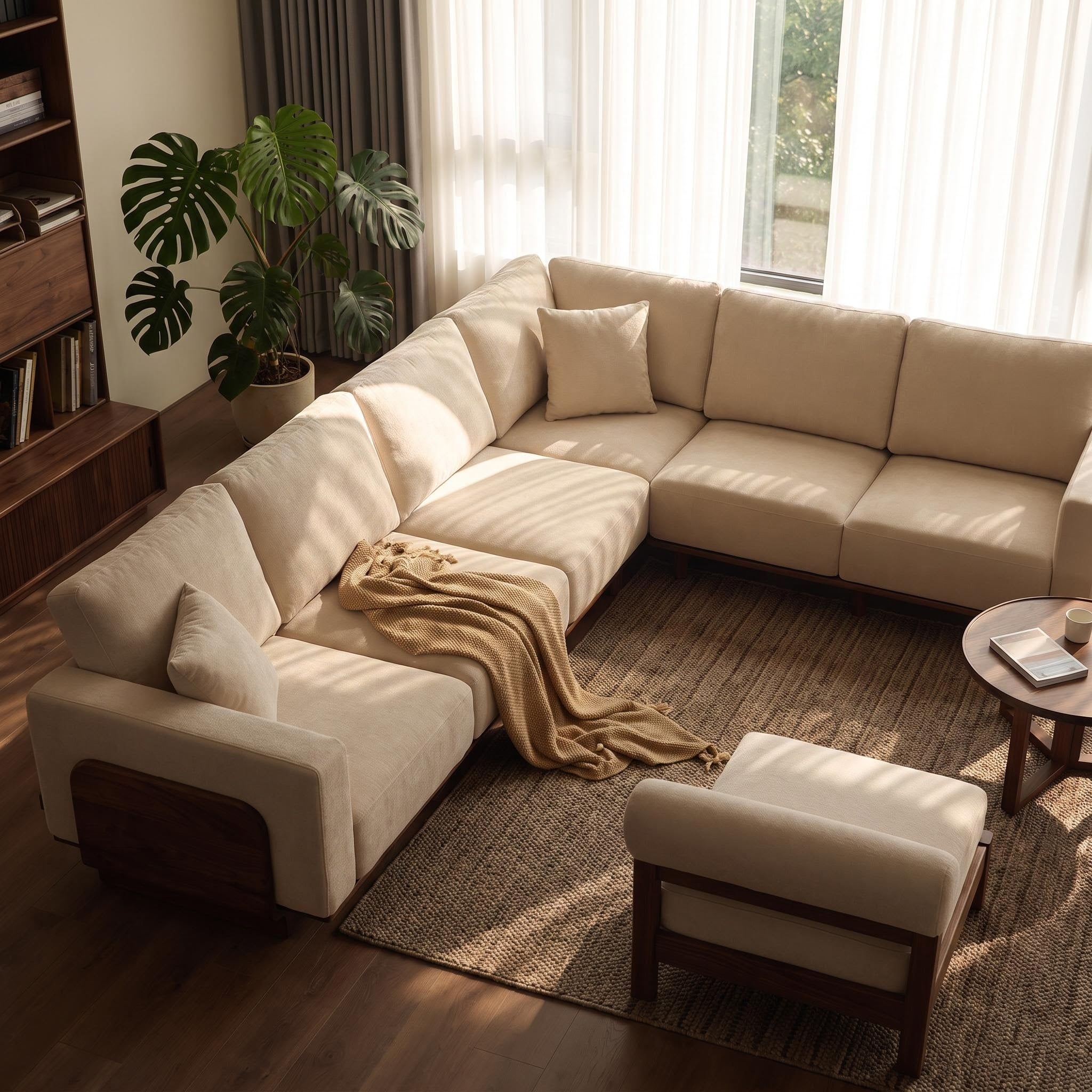 Bay Furniture L-Shape Sectional Sofa with Chaise
