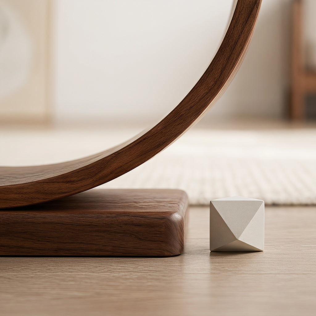 Bay Furniture S-Curve Sculptural Walnut Bookshelf