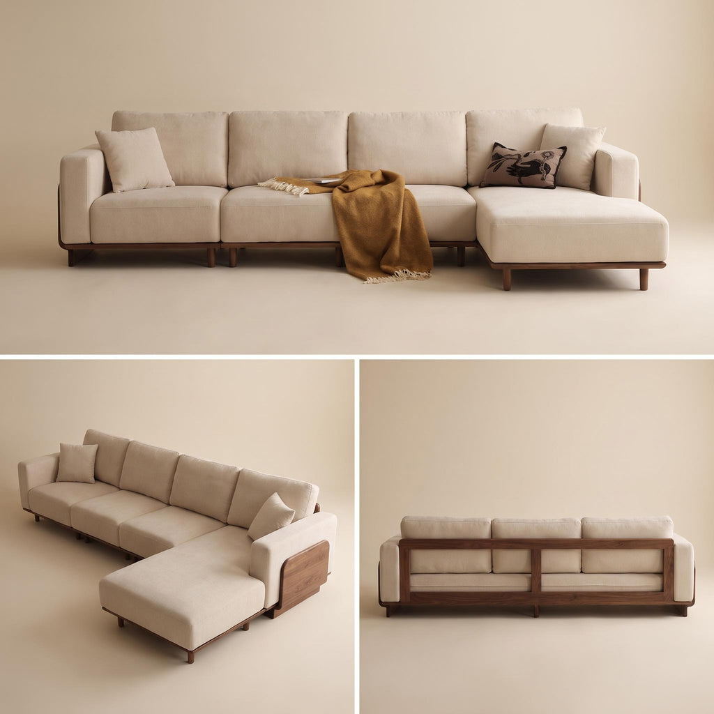 Bay Furniture L-Shape Sectional Sofa with Chaise