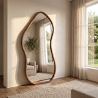 Bay Furniture Asymmetric Organic Floor Mirror