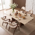 Bay Furniture Mobius Twist Pedestal Sintered Stone Dining Table