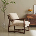 Bay Furniture Sled Base Boucle Accent Chair