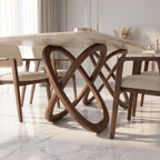 Bay Furniture Cross Leg Sintered Stone Dining Table